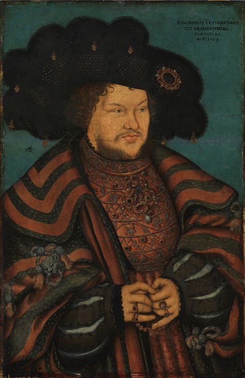 Portrait of Joachim I Nestor (1484-1535), Elector of Brandenburg from Lucas Cranach d. Ä.