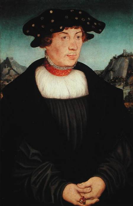 Portrait of Hans Melber from Lucas Cranach d. Ä.