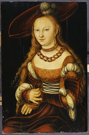 Portrait of a Young Lady, c.1350 from Lucas Cranach d. Ä.