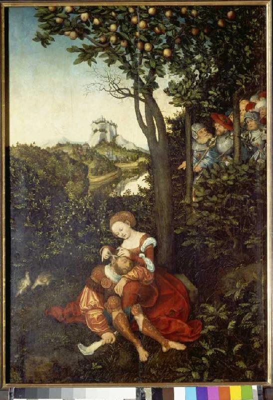 Samson und Dalila. from Lucas Cranach d. Ä.
