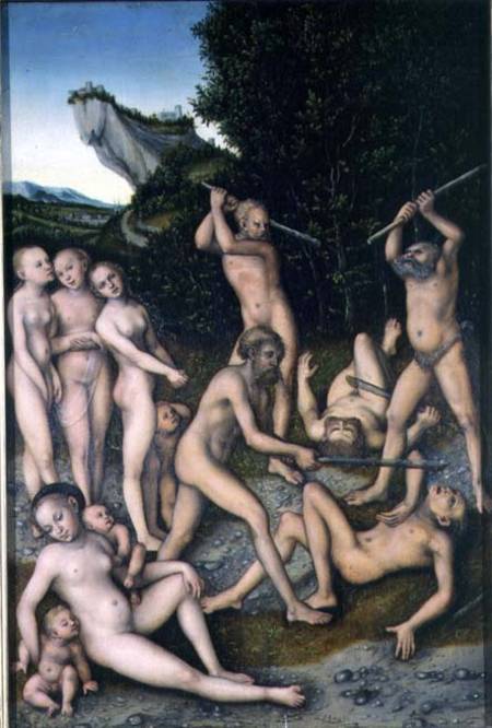The SIlver Age or The Effects of Jealousy from Lucas Cranach d. Ä.