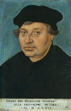 Bildnis des Reformators Johann Bugenhagen (1485-1558)