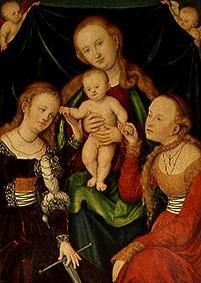 Die Verlobung der hl. Katharina. from Lucas Cranach d. Ä.