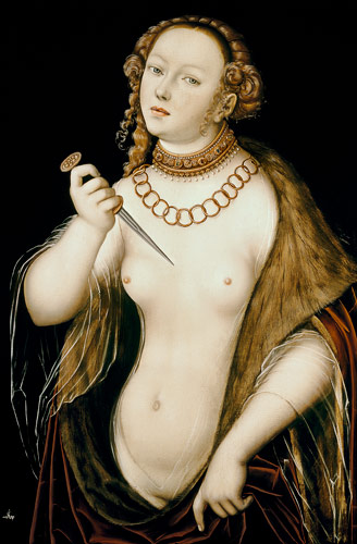 The Suicide of Lucretia from Lucas Cranach d. Ä.