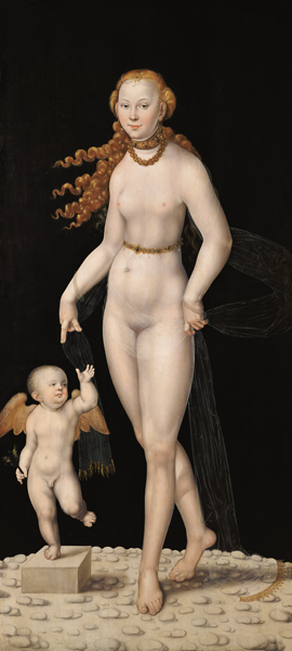 Venus und Amor from Lucas Cranach d. J.