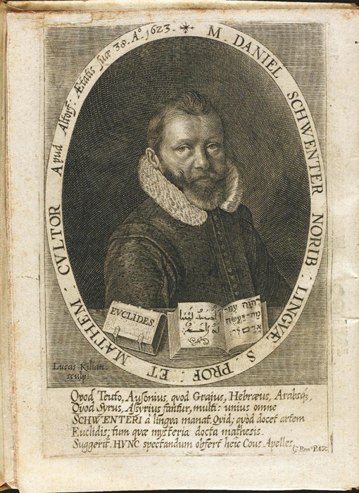 Portrait of Daniel Schwenter (1585-1636) from Lucas Kilian