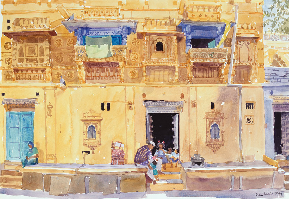 Jaisalmer, 1999 (w/c on paper)  from Lucy Willis