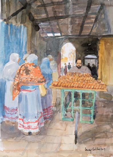 Bagel Seller in the Old City, Jerusalem