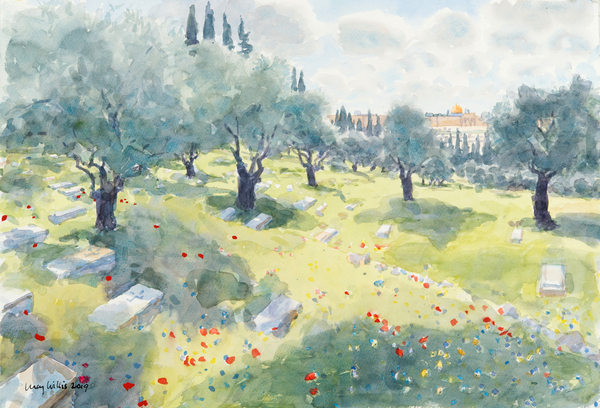 The Olive Grove (Temple Mount from The Kidron Valley, Jerusalem) from Lucy Willis