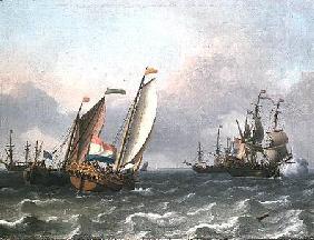 Dutch Shipping in a Choppy Sea