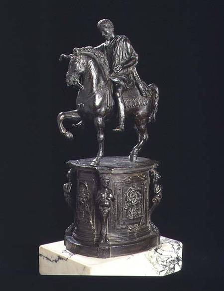 Marcus Aurelius, equestrian statue from Ludovico  del Duca