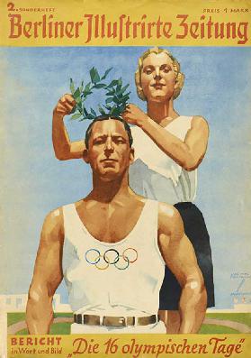 Athleten, Cover der Berliner Illustrirte Zeitung für die Olympischen Spiele von 1936