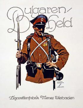 Werbung für "Bulgaren-Held", Kneipe. 1915