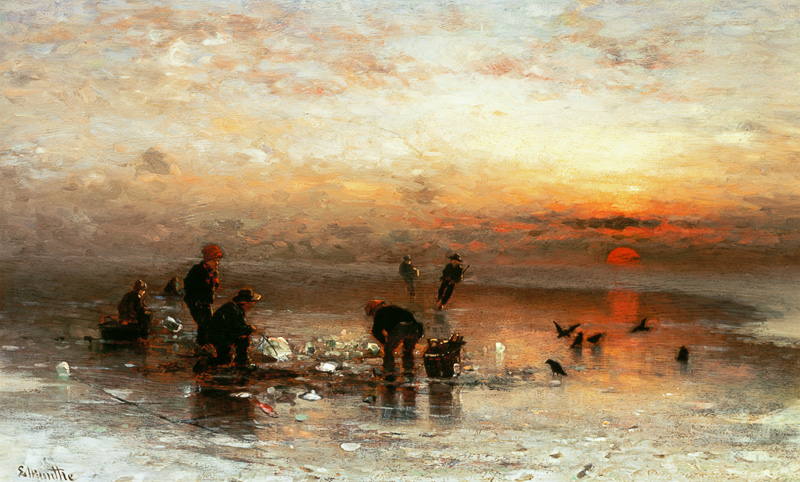 Fischfang im Winter from Ludwig Munthe