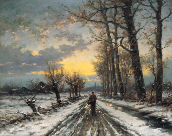 Wanderer im Morgengrauen from Ludwig Munthe