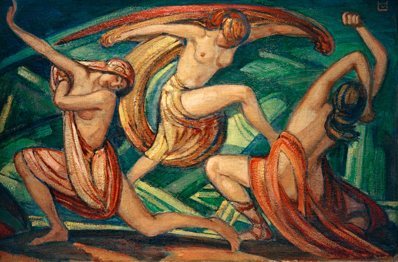 Drei tanzende Frauen from Ludwig von Hofmann