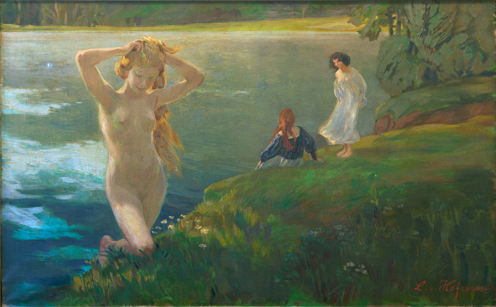 Bathing Girls from Ludwig von Hofmann