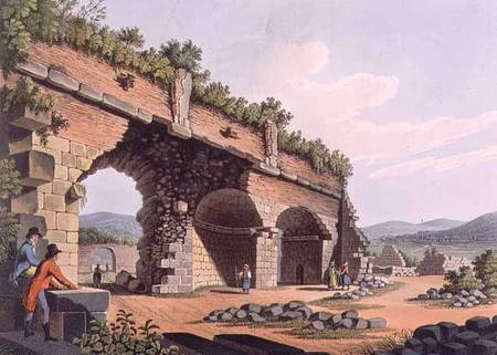 Part of the Grand Gallery of the Temple of Diana, Ephesus, plate 42 from 'Views in the Ottoman Domin from Luigi Mayer