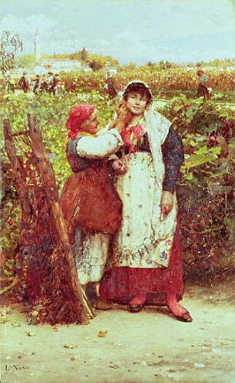 Peasants in a vineyard from Luigi Nono