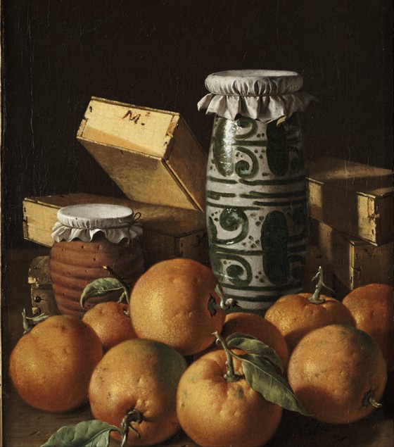 Still Life with Oranges, Jars, and Boxes of Sweets from Luis Melendez