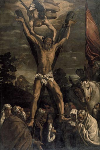 Das Martyrium des heiligen Andreas from Luis Tristan