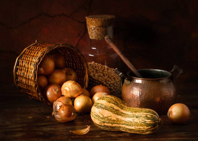 Onions and pumpkin from Luiz Laercio