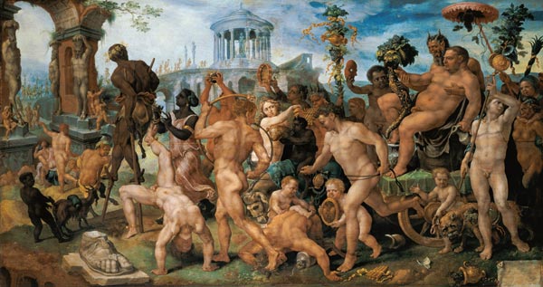 The Triumphal Procession of Bacchus from Maerten van Heemskerck