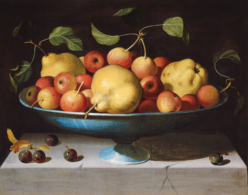 Fruchtschale mit Äpfeln und Birnen from Maestro della Fruttiera