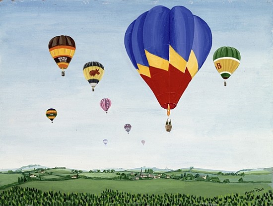 Ballooning over the Cotswolds  from  Maggie  Rowe