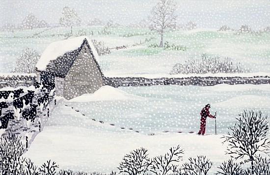 Cotswold Farm in Winter  from  Maggie  Rowe
