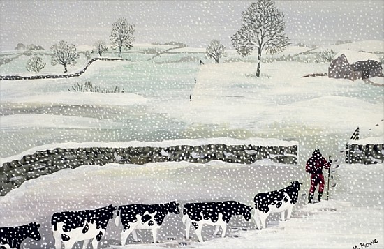 Cotswold: Winter Scene  from  Maggie  Rowe