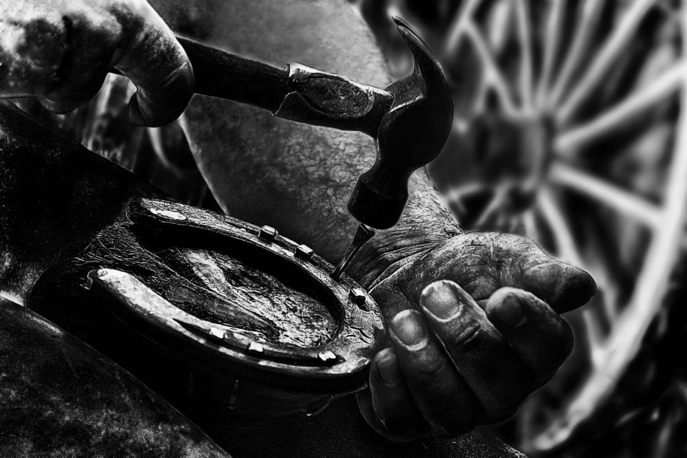 Le MarA©chal fA©rrant (the blacksmith) from Manu Allicot