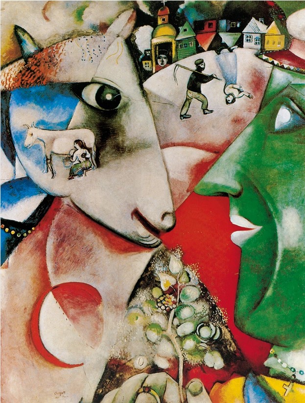 I and the village, 1911 from Marc Chagall