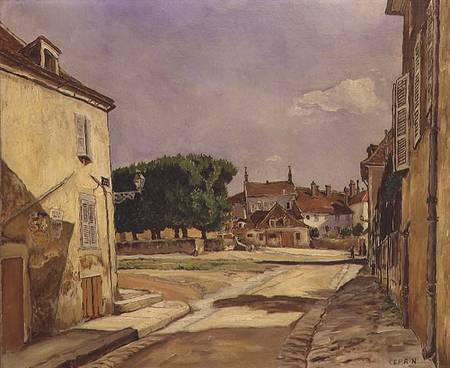 A Street in Avallon from Marcel Leprin