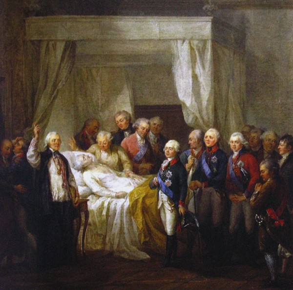 The Death of Stanislaw II August Poniatowski from Marceli Bacciarelli