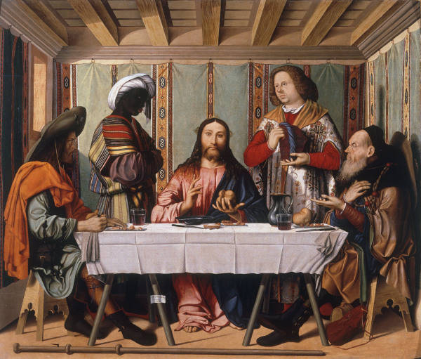 M.Marziale, Christus in Emmaus from Marco Marziale