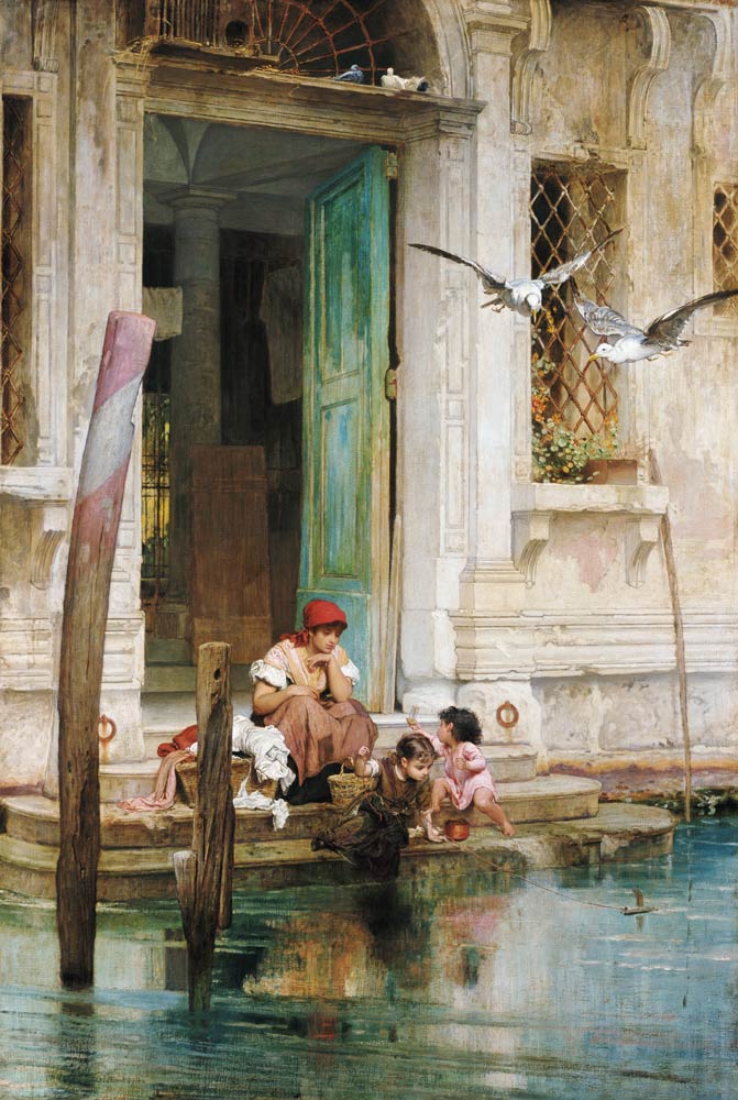 By the Canal, Venice from Marcus Stone