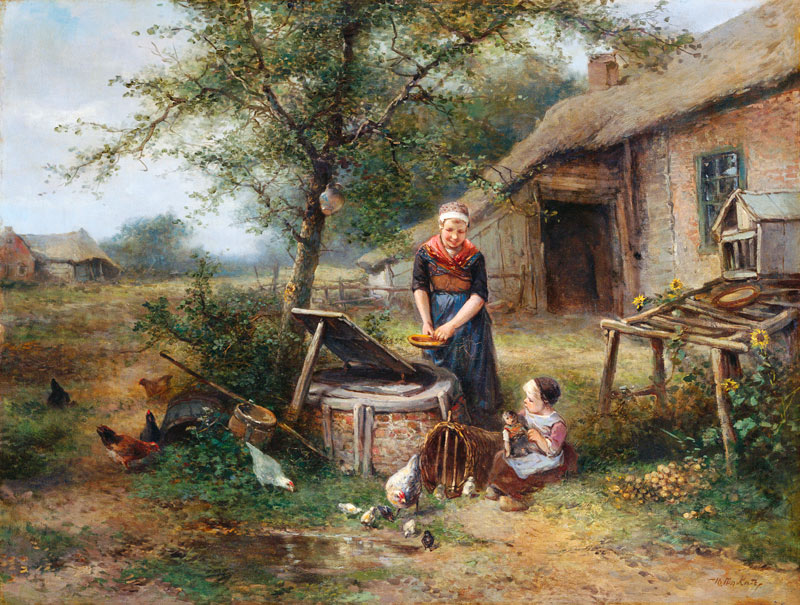 Auf dem Bauernhof. from Mari Johann M.Henri Ten Kate