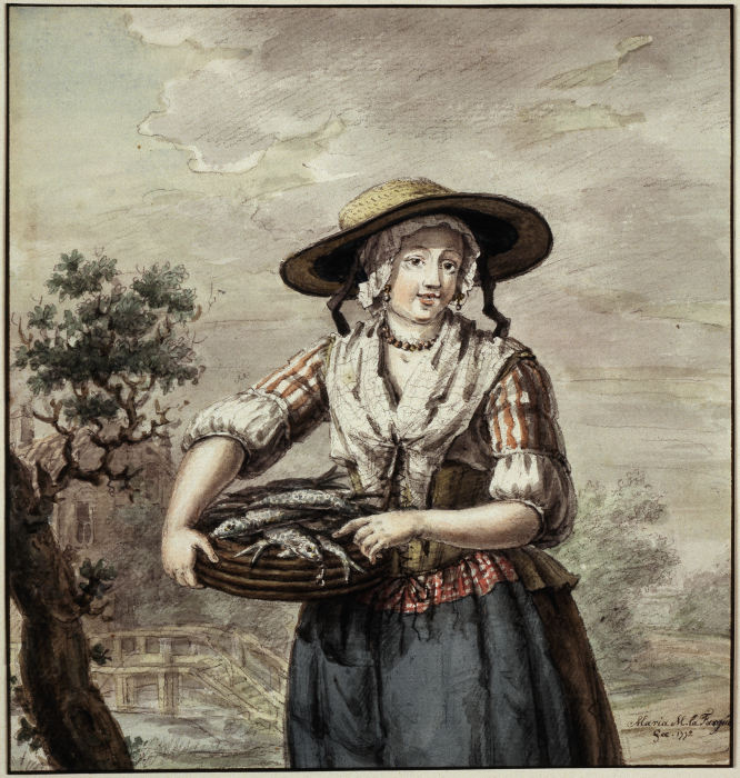 Fischverkäuferin from Maria Margaretha la Fargue