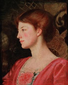 Portrait of Lady Irene Stokes (nee Ionides)
