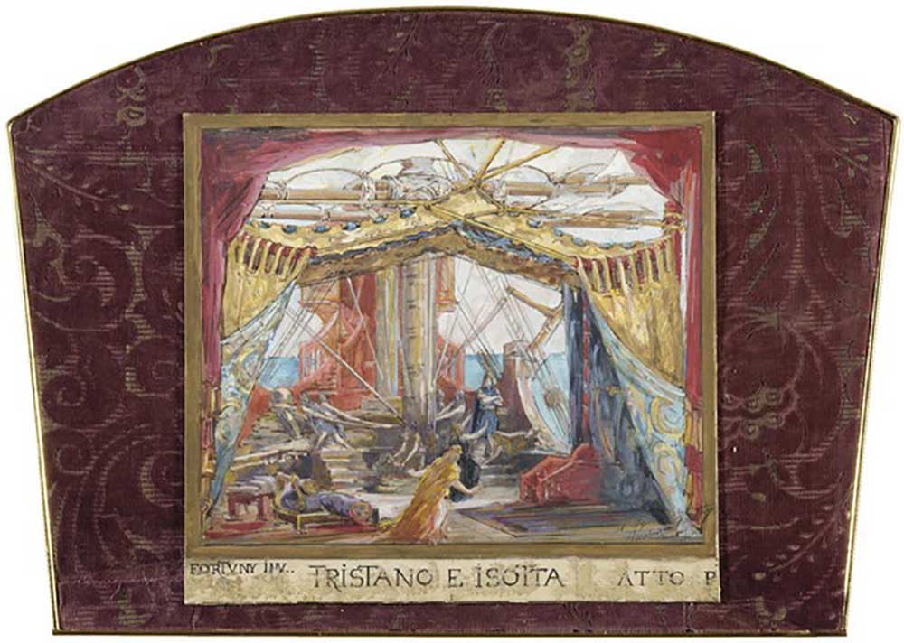 Bühnenbildentwurf zur Oper Tristan und Isolde von R. Wagner from Mariano Fortuny y Madrazo