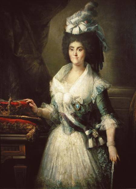 Portrait of Queen Maria Luisa (1751-1819) from Mariano Salvador de Maella