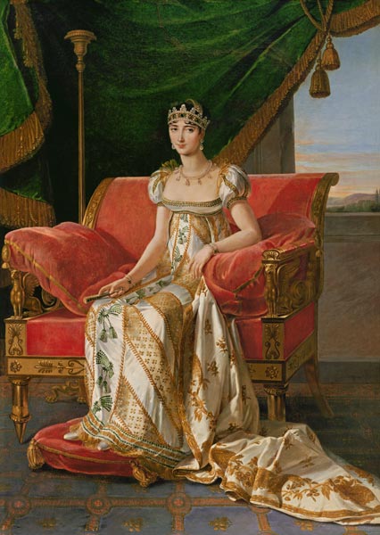 Marie Pauline Bonaparte (1780-1825) Princess Borghese from Marie Guilhelmine Benoist