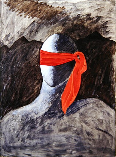 Les Gastons III, 1990 (oil on paper)  from Marie  Hugo