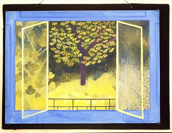 The Chestnut Tree, 1987 (acrylic on board)  from Marie  Hugo