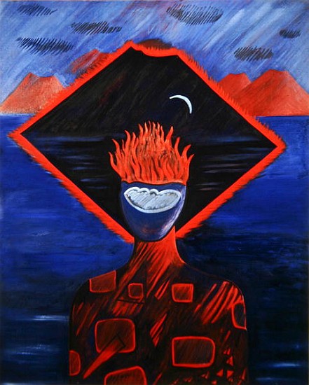 Vulcain en Feu, 1990 (oil on canvas)  from Marie  Hugo