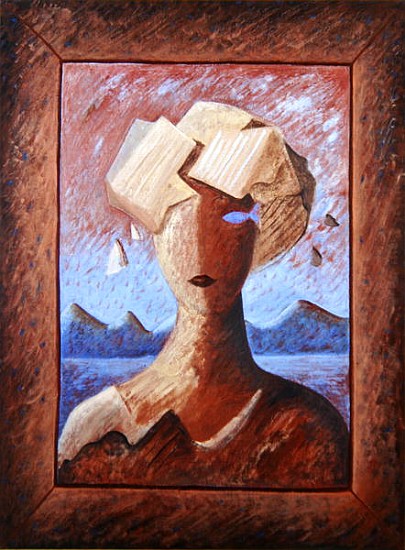 Zoe du Desert, 1994 (oil on paper)  from Marie  Hugo