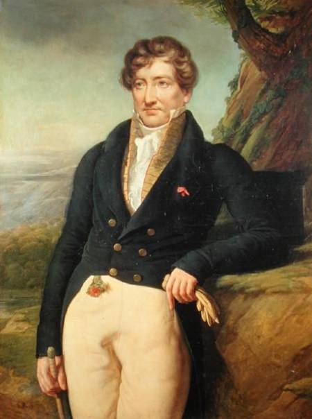 Portrait of the French Zoologist and Paleontologist Georges Cuvier (1769-1832) from Marie Nicolas Ponce-Camus