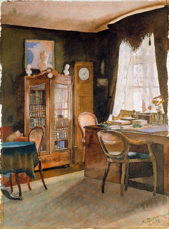 T.Fontanes Arbeitszimmer from Marie von Bunsen