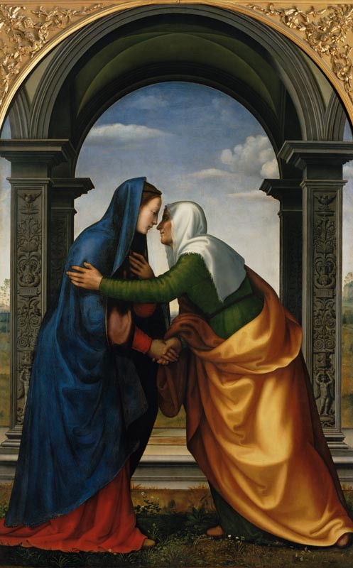 Der Besuch der Madonna bei der Hl. Elisabeth (Heimsuchung Mariae) from Mariotto di Bigio Albertinelli